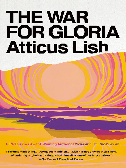 Title details for The War for Gloria by Atticus Lish - Wait list